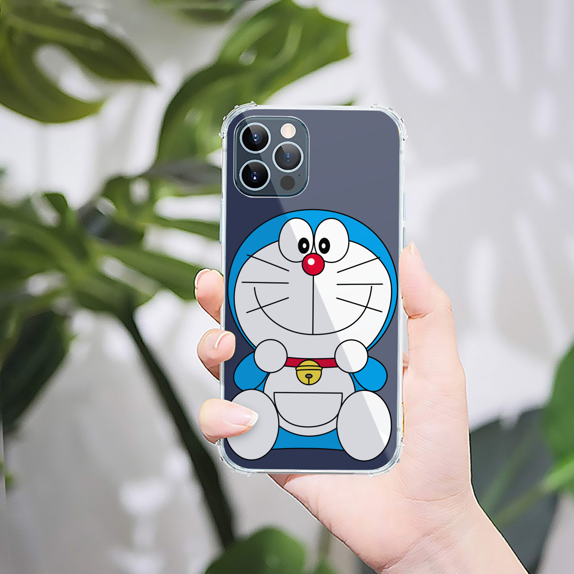 （画像用） ドラえもん Doraemon 【iPhone 12シリーズ対応】透明スマホケース（クリアソフトケース）